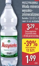 Muszynianka Woda mineralna wysoko-zmineralizowana