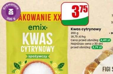 Kwas cytrynowy Emix