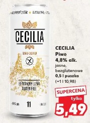 Cecilia Piwo 4,8% alk. jasne, bezglutenowe