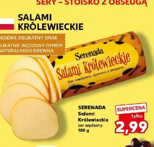Serenada Salami Królewieckie ser wędzony