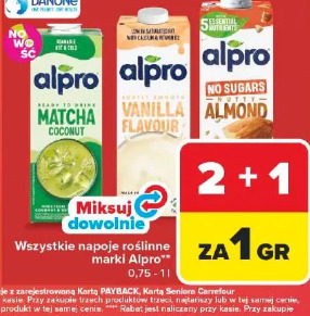 Wszystkie napoje roślinne marki Alpro
