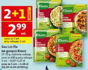 Sos lub fix na gorąco Knorr