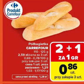 Półbagietka Carrefour