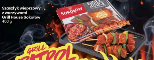 Szaszłyk wieprzowy z warzywami Grill House Sokołów