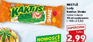 Nestlé Lody Kaktus Shake różne rodzaje