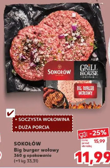 Sokołów Grill House Big burger wołowy
