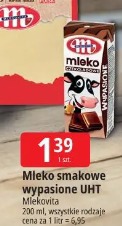 Mleko smakowe wypasione UHT Mlekovita