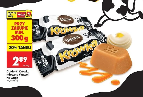 Cukierki Krówka mleczna Wawel