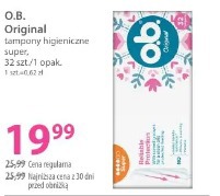 O.B. Original tampony higieniczne super