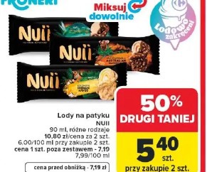 Lody na patyku NUII
