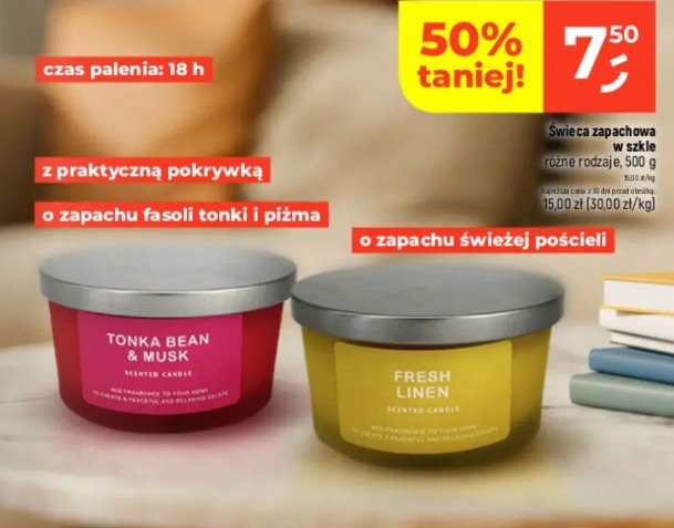 Świeca zapachowa w szkle