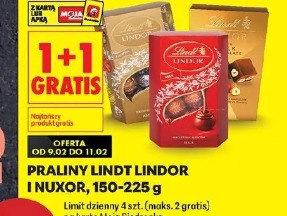 Praliny Lindt Lindor i Nuxor