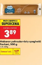 Makaron pełnoziarnisty spaghetti Pastani