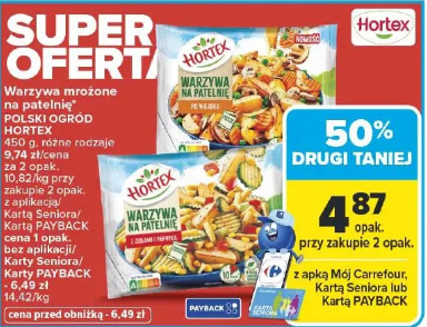 Warzywa mrożone na patelnię Polski Ogród Hortex