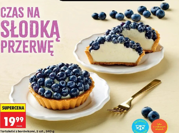 Tartaletki z borówkami