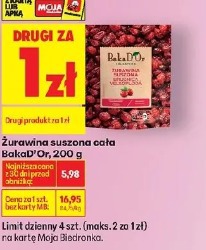 Żurawina suszona cała Bakal’Dor