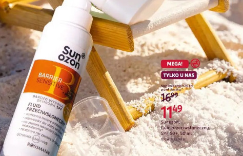 Sunozon, fluid przeciwsłoneczny, SPF 50+, 50 ml