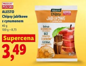 Alesto Chipsy jabłkowe z cynamonem