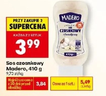 Sos czosnkowy Madero