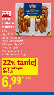 Pikok kiełbaski drobiowe
