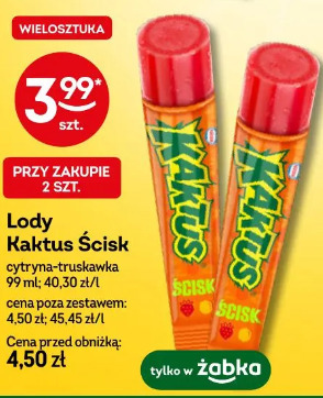 Lody Kaktus Ścisk