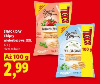 Snack Day Chipsy wielozbożowe, XXL