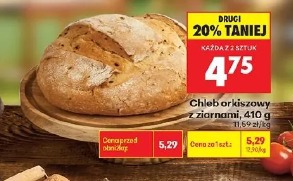 Chleb orkiszowy z ziarnami