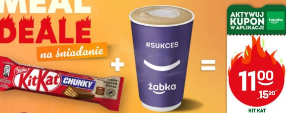 Kit Kat Chunky + kawa Żabka