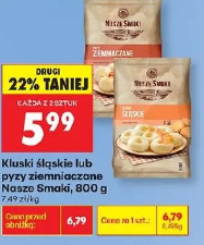 Nasze Smaki kluski śląskie lub pyzy ziemniaczane Nasze Smaki