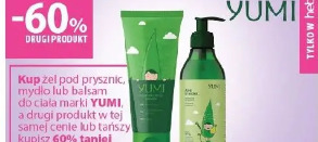 Yumi żel pod prysznic, mydło lub balsam do ciała -60% drugi produkt