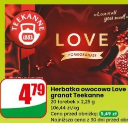 Herbatka owocowa Love granat Teekanne