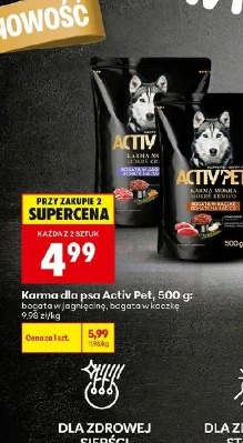 Karma dla psa Activ Pet
