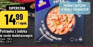 Potrawka z indyka w sosie śmietanowym