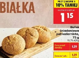 Bułka śniadaniowa półnoziarnista