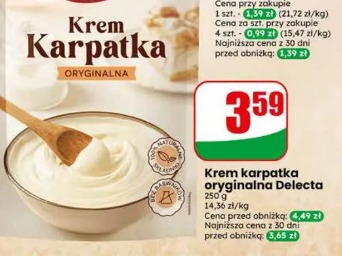 Krem karpatka oryginalna Delecta