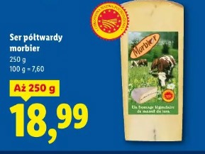 Ser półtwardy morbier