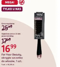 For Your Beauty okrągła szczotka do włosów