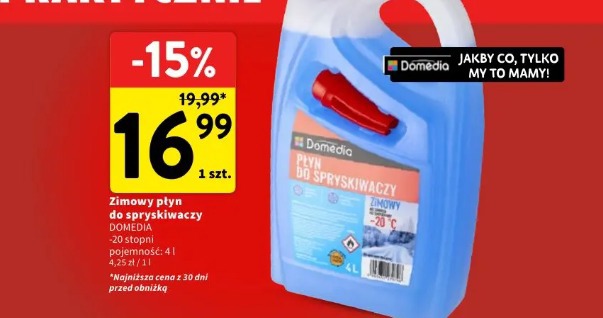 Zimowy płyn do spryskiwaczy DOMEDIA