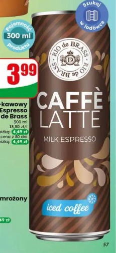 Napój mleczno-kawowy Milk Espresso Rio de Brass