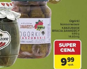 Ogórki konserwowe kaszubskie Bracia Zawadczy