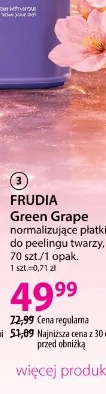 FRUDIA Green Grape normalizujące płatki do peelingu twarzy