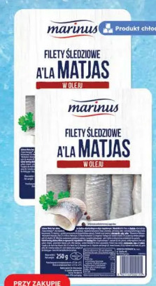 Filety śledziowe w oleju a'la matjas Marinus