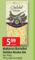 Makaron Bartolini Sielska Kluska bio Eko Wital
