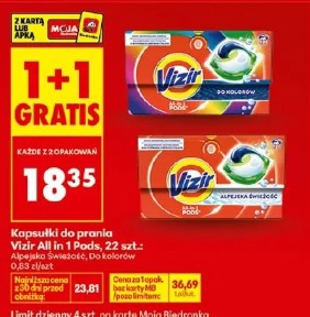 Kapsułki do prania Vizir All in 1 Pods