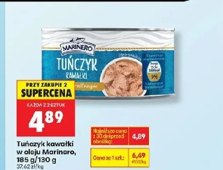 Tuńczyk kawałki w oleju Marinero