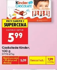 Czekolada Kinder, 100 g