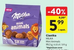 Ciastka Milka Mini Animals