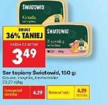 Ser topiony Światowid Gouda z szynką