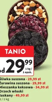 Śliwka suszona/Żurawina suszona/Mieszanka keksowa/Orzech włoski tuskany