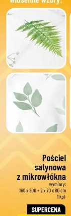 Pościel satynowa z mikrowłókna